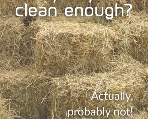 Is your hay clean enough? 1 4